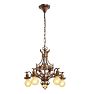 Vintage Classical Revival Cast 5 Light Chandelier