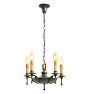 Vintage Classical Revival Aladdin Pan 5 Light Chandelier