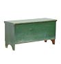Vintage Traditional Green Painted Blanket Chest