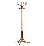 Vintage Traditional 6 Hook Thonet Style Bentwood Coat Rack