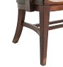 Vintage Arts and Crafts Walnut Courthouse Spindle Bench