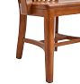 Vintage Arts and Crafts Walnut Courtroom Chairs Set of 6