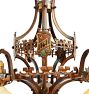 Vintage Classical Revival Cast 5 Light Chandelier