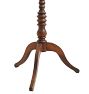 Vintage Traditional French Turned Wood 15 Peg Hall Tree with Tripod Base