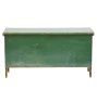 Vintage Traditional Green Painted Blanket Chest