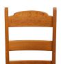 Vintage Traditional Ladderback Oak and Rush Dining Chairs Set of 6