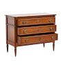 Vintage Traditional Louis XVI Dresser with 3 Drawers
