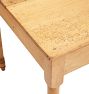 Vintage Traditional Pine Farmhouse Dining Table with Turned Legs