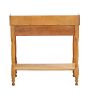 Vintage Victorian Pine Washstand with Turned Legs and Drawer