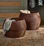 Rinna Rattan Round Basket