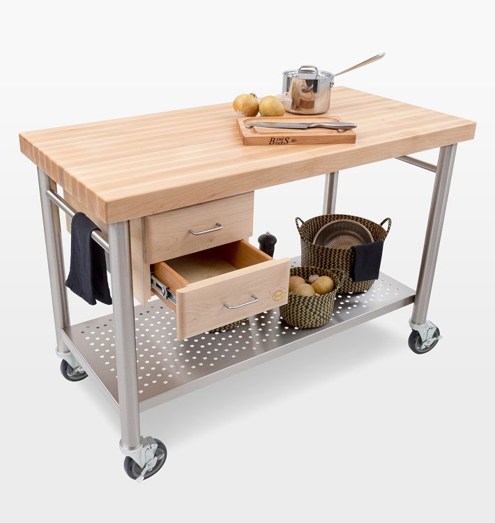 John Boos Cucina Magnifico Kitchen Cart | Rejuvenation