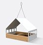 Fly-Through Platform Bird Feeder, White