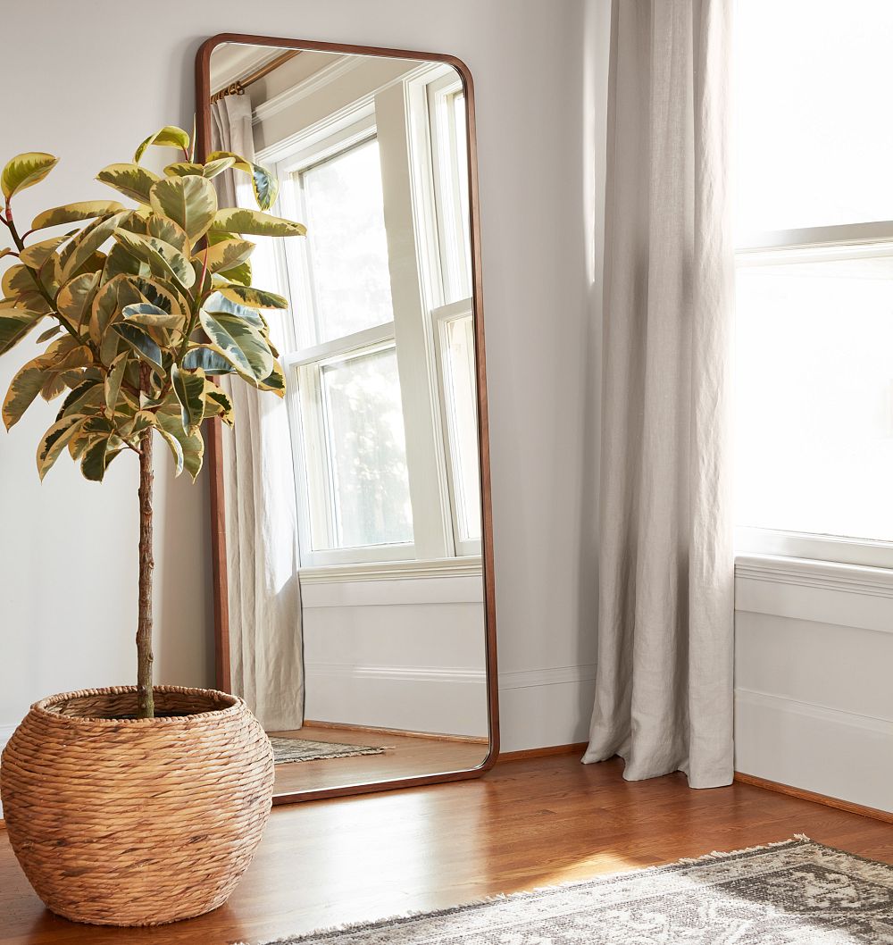 Bentwood Rounded Floor Mirror by Rejuvenation