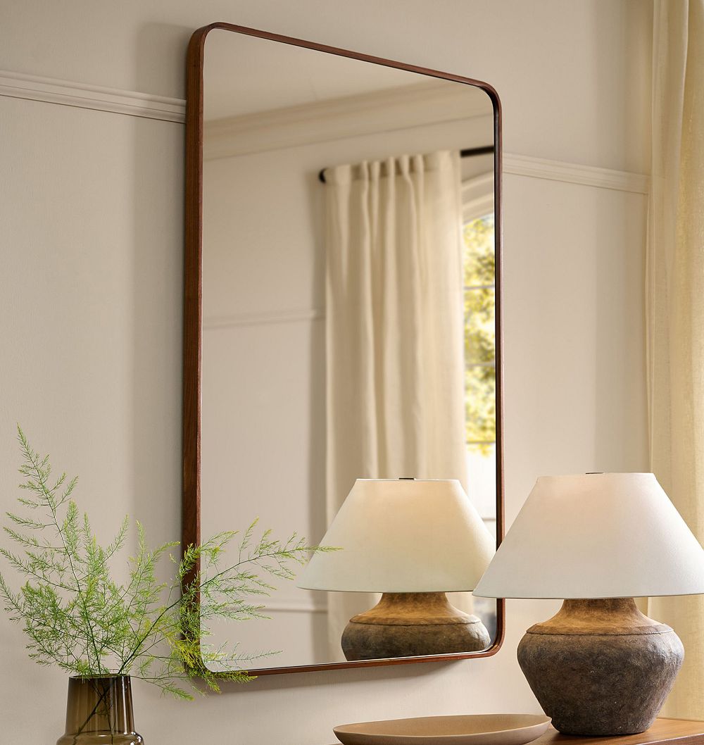 Bentwood Rounded Rectangle Mirror by Rejuvenation