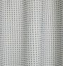 Dobby Woven Dot Shower Curtain