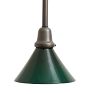 Pendant with Vintage Industrial Down Cone Shade in Green