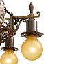 Vintage Romance Revival 6-Light Bare-Bulb Chandelier