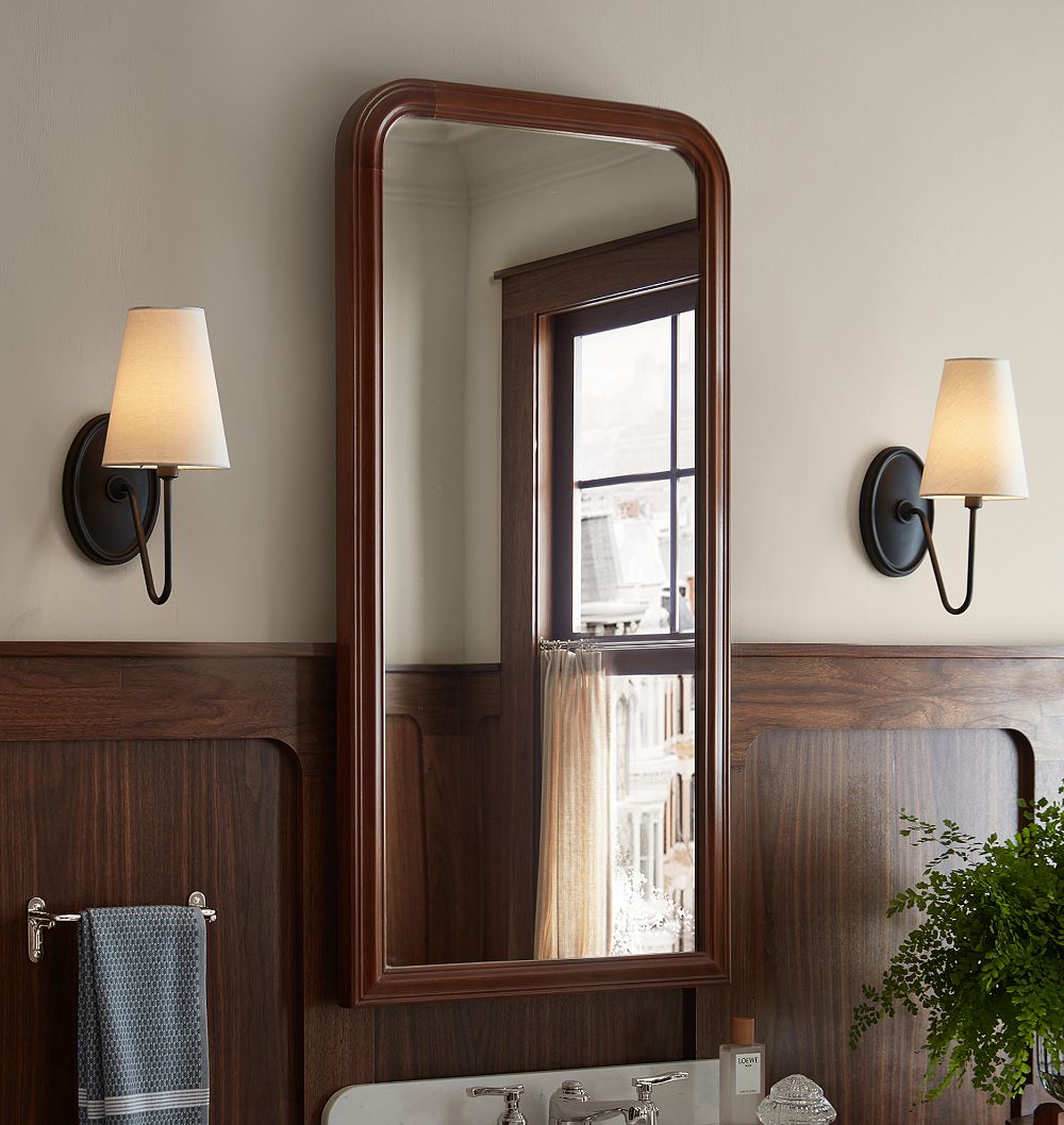 Bryson Wood Frame Mirror by Rejuvenation