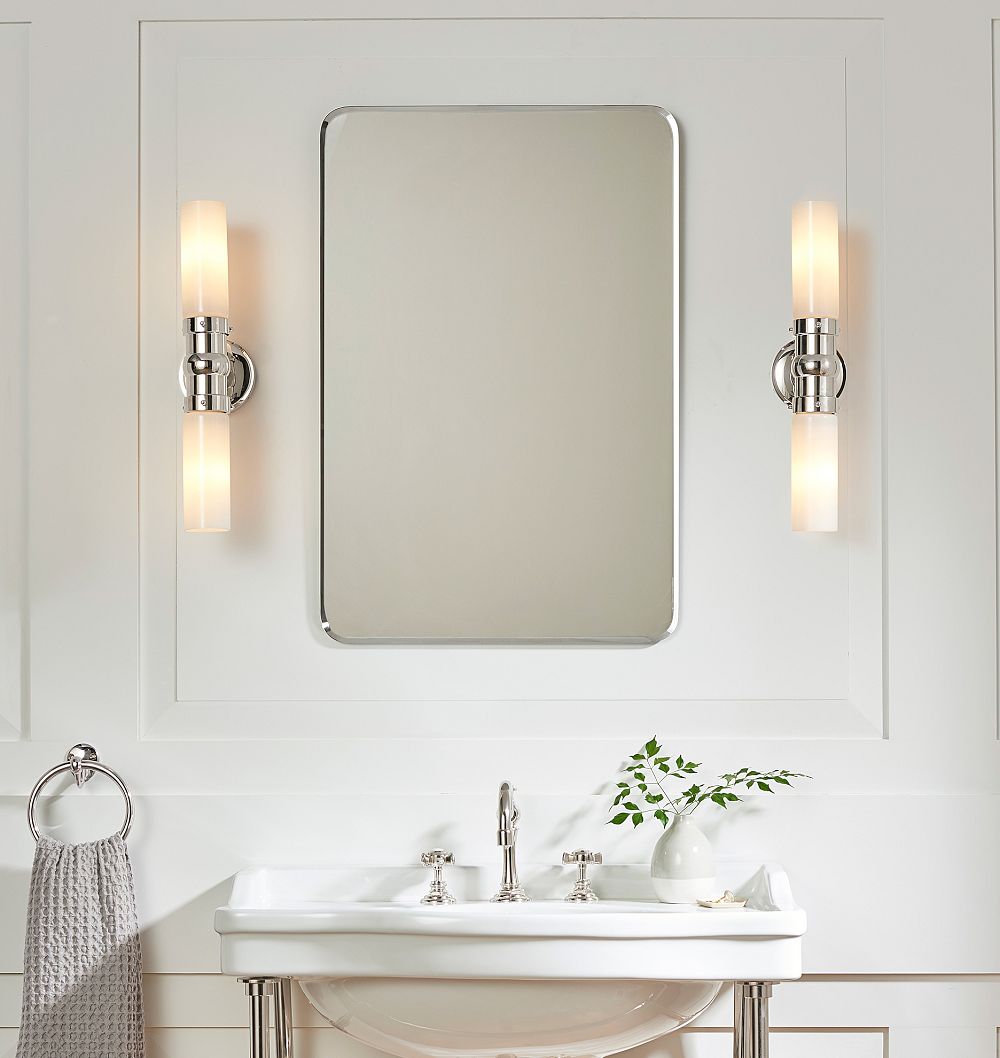 Frameless Rectangular Mirror by Rejuvenation