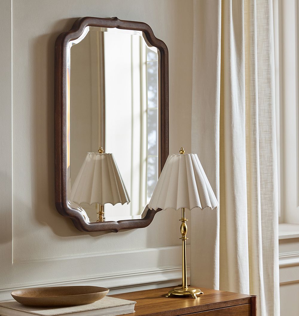 Natalia Wood Frame Mirror by Rejuvenation