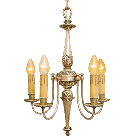 Vintage Classical Revival 5-Arm Chandelier by Rejuvenation