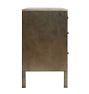 Vintage Industrial 3-Drawer Steel Simmins Dresser