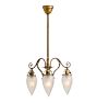 Chandelier classical revival 3 light