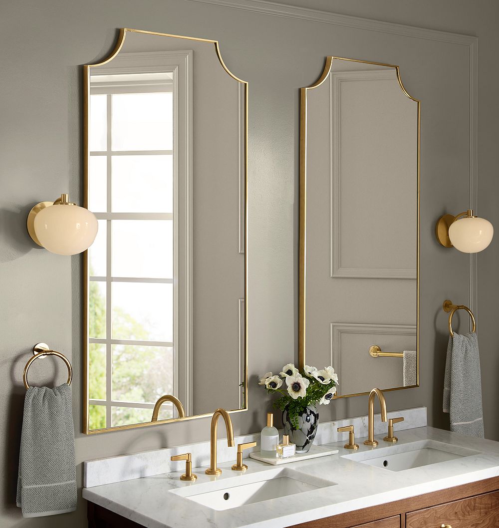 Colestin Metal Frame Mirror by Rejuvenation