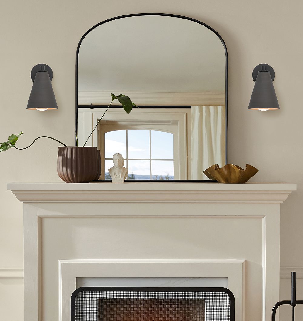 FOLK Abigail Mini Cone Sconce by Rejuvenation
