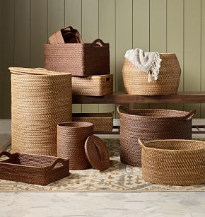 OPEN BOX: Rinna Rattan Collection, Hamper, 18