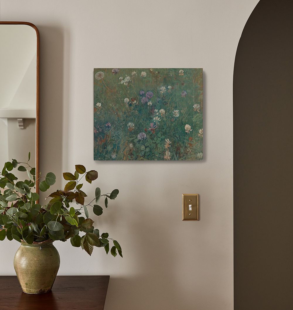 Clover Flowers Reproduction Wall Art Print by Rejuvenation