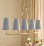 Ansel 43" Linear Pendant, Metal Shades