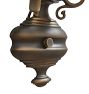 Pair of Vintage Double Arm Wall Sconces Colonial Revival with Hand Applied Highlights