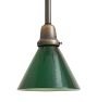 Pendant with Vintage Green Shade