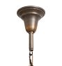 Vintage 5 Arm Bare Bulb Chandelier Classical Revival w Elongated Stem