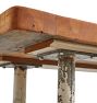 Vintage Industrial Butcher Block Table
