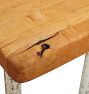 Vintage Industrial Butcher Block Table