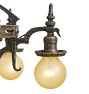Vintage Romance Revival 5-Light Bare-Bulbs Chandelier