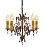 Vintage Romance Revival 5-Light Candle Chandelier