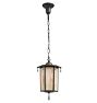 Vintage Arts and Crafts Colored Glass Lantern Pendant