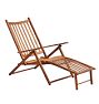 Vintage Tradtiional Wooden Resort Lounge Chair Set of 2