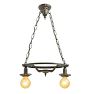 Vintage Classical Revival Open Pan Chandelier