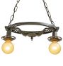 Vintage Classical Revival Open Pan Chandelier