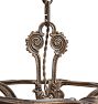 Vintage Classical Revival Organic Motif Chandelier