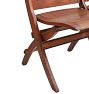Vintage Traditional 20th Century Folding Theater Seats with Slated Back