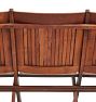 Vintage Traditional 20th Century Folding Theater Seats with Slated Back