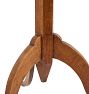 Vintage Traditional Mahogany Pedestal Table with Tripod Base