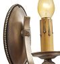 Vintage Traditional Sconce with Beading Set of 2