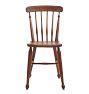 Vintage Traditional Wood Dining Chairs with Turned Details Set of 6