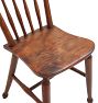 Vintage Traditional Wood Dining Chairs with Turned Details Set of 6